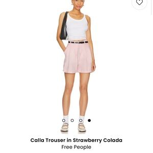 Free people linen blend shorts.